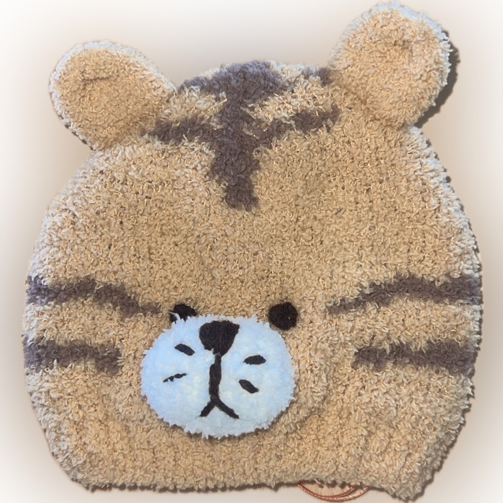 Powder UK kids animal hat/tiger/unisex/polyester/marshmallow/chenille - NWT